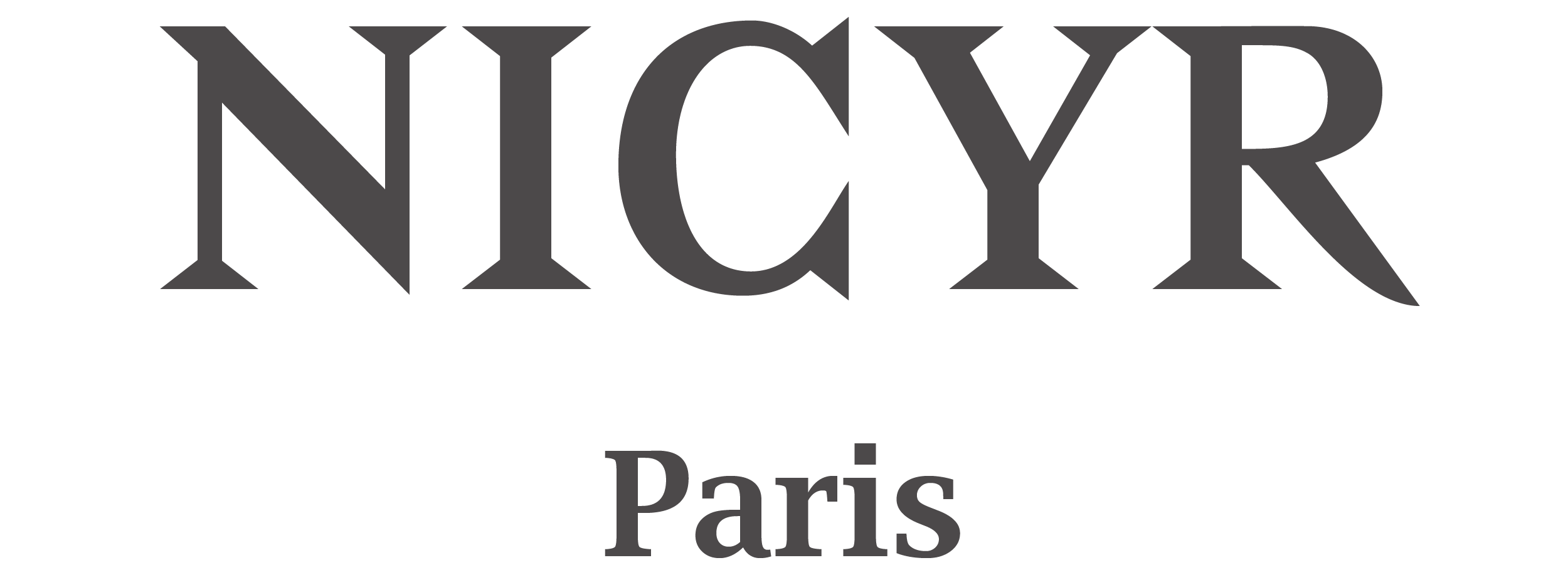 Logo NICYR Paris Artisan fleuriste