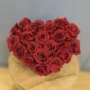 boîte coeur de roses éternelles