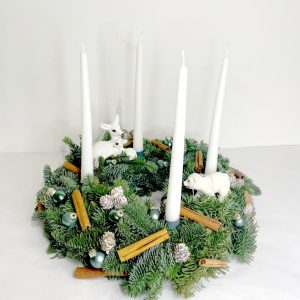 Couronne de l'Avent Figurines