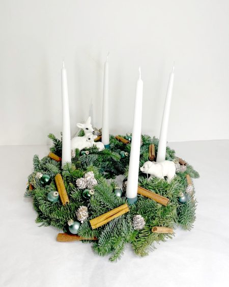 Couronne de l'Avent Figurines