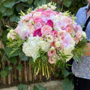 Commande personnalisée bouquet avec vase